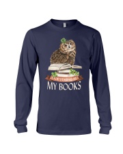 Stop Staring At My Books (Front) Long Sleeve Tee tile