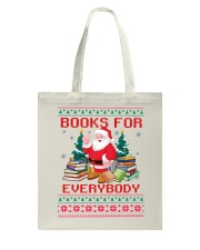 Merry Christmas Books For Everybody (Front) Tote Bag tile
