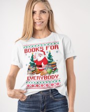 Merry Christmas Books For Everybody (Front) Classic T-Shirt apparel-classic-tshirt-lifestyle-front-100