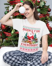 Merry Christmas Books For Everybody (Front) Classic T-Shirt custom-t-shirts-classic-lifestyle-front-335
