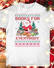Merry Christmas Books For Everybody (Front) Classic T-Shirt custom-t-shirts-classic-lifestyle-front-354