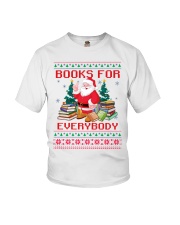 Merry Christmas Books For Everybody (Front) Youth T-Shirt tile