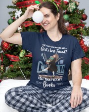 They Say Diamonds Are A Girl's Best Friend - Tell That To My Books (Front) Classic T-Shirt custom-t-shirts-classic-lifestyle-front-335