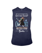 They Say Diamonds Are A Girl's Best Friend - Tell That To My Books (Front) Sleeveless Tee tile