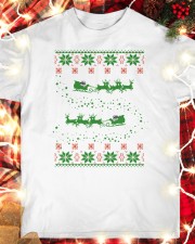 Merry Christmas Books's Reindeer (Front) Classic T-Shirt custom-t-shirts-classic-lifestyle-front-354