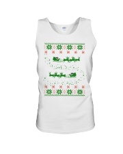 Merry Christmas Books's Reindeer (Front) Unisex Tank tile