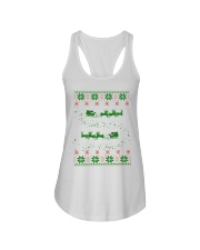 Merry Christmas Books's Reindeer (Front) Ladies Flowy Tank tile