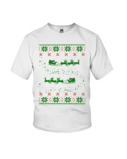 Merry Christmas Books's Reindeer (Front) Youth T-Shirt tile