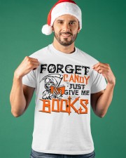 Forget Candy Just Give Me Books (Front) Classic T-Shirt apparel-classic-tshirt-lifestyle-front-85