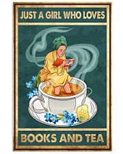 JUST A GIRL WHO LOVES BOOKS AND TEA 11x17 Poster front