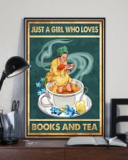 JUST A GIRL WHO LOVES BOOKS AND TEA 11x17 Poster lifestyle-poster-2
