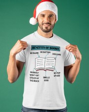 Advantages Of Books (Front) Classic T-Shirt apparel-classic-tshirt-lifestyle-front-85