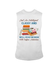 Just An Intelligent Classy And Well-Read Woman With Coffee Addiction (Front) Sleeveless Tee tile