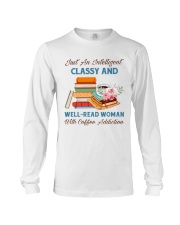 Just An Intelligent Classy And Well-Read Woman With Coffee Addiction (Front) Long Sleeve Tee tile