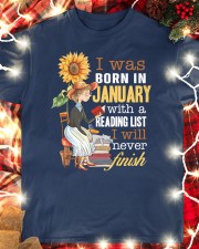 I Was Born In January With A Reading List I Will Never Finish (Front) Classic T-Shirt custom-t-shirts-classic-lifestyle-front-354
