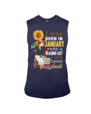 I Was Born In January With A Reading List I Will Never Finish (Front) Sleeveless Tee tile