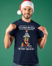 Sometimes I Tell MySelf Put Down The Book And Get Something Done (Front) Classic T-Shirt apparel-classic-tshirt-lifestyle-front-85