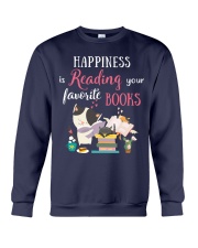 Happiness Is Reading Your Favorite Books (Front) Crewneck Sweatshirt tile