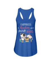 Happiness Is Reading Your Favorite Books (Front) Ladies Flowy Tank tile