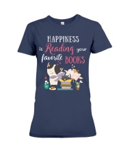 Happiness Is Reading Your Favorite Books (Front) Premium Fit Ladies Tee tile