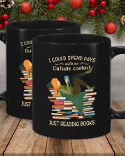 I Could Spend Days With No Outside Contact - Just Reading Books Mug ceramic-mug-lifestyle-21