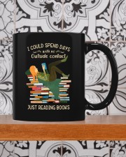 I Could Spend Days With No Outside Contact - Just Reading Books Mug ceramic-mug-lifestyle-48