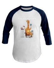 That's What I Do I Read Books I Drink Tea And I Know Things (Front) Baseball Tee tile