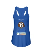 My Kindle Is Calling (Front) Ladies Flowy Tank tile