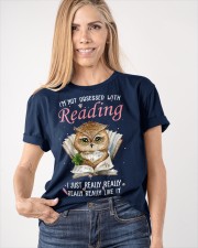 I'm Not Obsessed With Reading I Just Really Really Really Really Like It (Front) Classic T-Shirt apparel-classic-tshirt-lifestyle-front-100