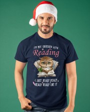 I'm Not Obsessed With Reading I Just Really Really Really Really Like It (Front) Classic T-Shirt apparel-classic-tshirt-lifestyle-front-84