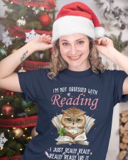 I'm Not Obsessed With Reading I Just Really Really Really Really Like It (Front) Classic T-Shirt custom-t-shirts-classic-lifestyle-front-331