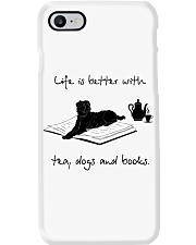 Life Is Better With Tea, Dogs And Books (Front) Phone Case tile