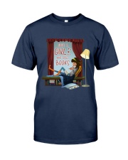 Just A Girl Who Loves Books (Front) Classic T-Shirt front