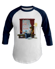 Just A Girl Who Loves Books (Front) Baseball Tee tile