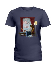 Just A Girl Who Loves Books (Front) Ladies T-Shirt tile