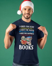 God Gave Me Books (Front) Classic T-Shirt apparel-classic-tshirt-lifestyle-front-85