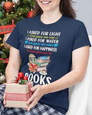 God Gave Me Books (Front) Classic T-Shirt custom-t-shirts-classic-lifestyle-front-339