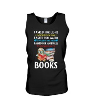 God Gave Me Books (Front) Unisex Tank tile