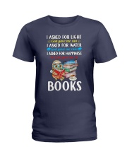 God Gave Me Books (Front) Ladies T-Shirt tile