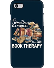 Sometimes All You Need Is A Little Book Therapy (Front) Phone Case tile