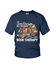 Sometimes All You Need Is A Little Book Therapy (Front) Youth T-Shirt tile