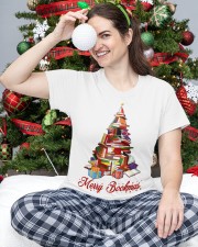 Merry Christmas Merry Christmas Books Xmas Tree (Front) Classic T-Shirt custom-t-shirts-classic-lifestyle-front-335