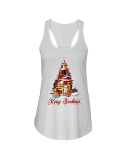 Merry Christmas Merry Christmas Books Xmas Tree (Front) Ladies Flowy Tank tile