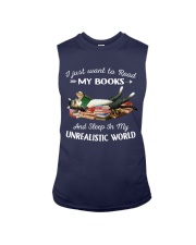 I Just Read Want To Read My Books And Sleep In My Unrealistic World (Front) Sleeveless Tee tile