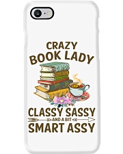 Crazy Book Lady Classy Sassy And A Bit Smart Assy (Front) Phone Case tile