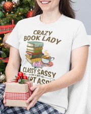 Crazy Book Lady Classy Sassy And A Bit Smart Assy (Front) Classic T-Shirt custom-t-shirts-classic-lifestyle-front-339
