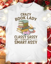 Crazy Book Lady Classy Sassy And A Bit Smart Assy (Front) Classic T-Shirt custom-t-shirts-classic-lifestyle-front-354