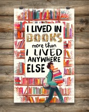 I LIVED IN BOOKS MORE THAN I LIVED ANYWHERE ELSE 11x17 Poster aos-poster-portrait-11x17-lifestyle-14