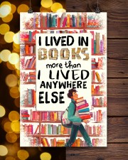 I LIVED IN BOOKS MORE THAN I LIVED ANYWHERE ELSE 11x17 Poster aos-poster-portrait-11x17-lifestyle-24