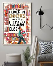 I LIVED IN BOOKS MORE THAN I LIVED ANYWHERE ELSE 11x17 Poster lifestyle-poster-1